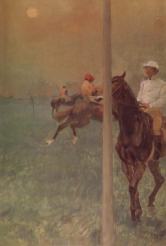 Reinsman  before race, Edgar Degas